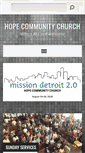 Mobile Screenshot of hopedetroit.org